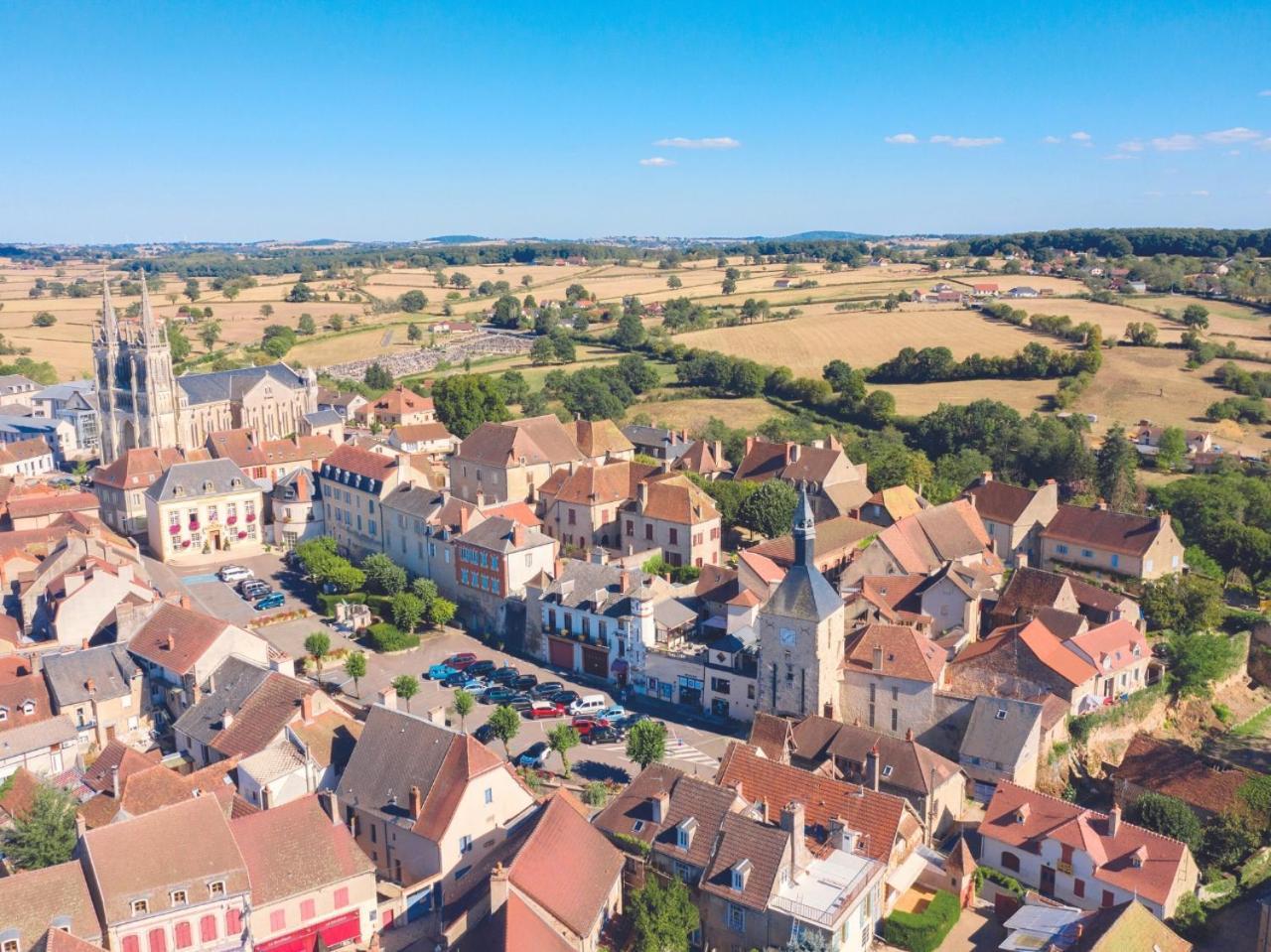Grand Hotel De Bourbon-Lancy - Spa Et Restaurant - Logis 외부 사진